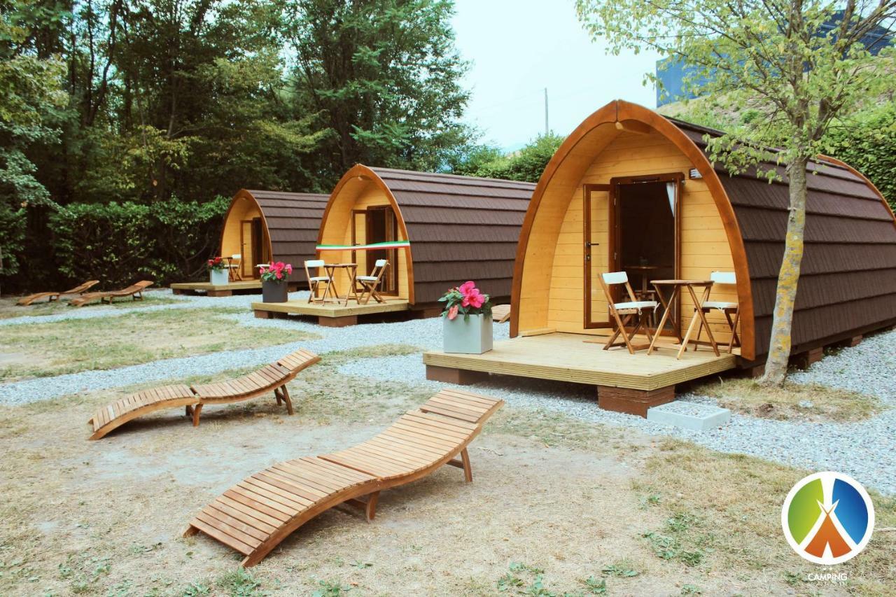 Отель Camping Lago 3 Comuni Alesso Экстерьер фото